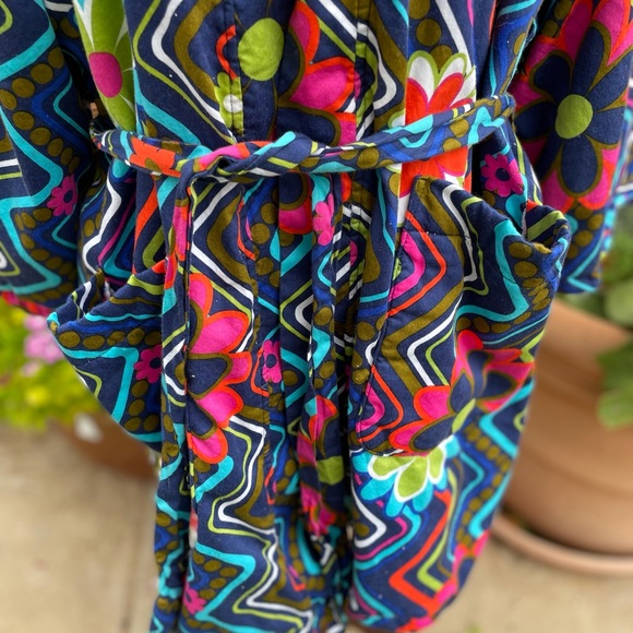 Tepper Jackson • Multi-Colors • Hippie • Floral • Geometric • Robe • S/Medium - Picture 7 of 16